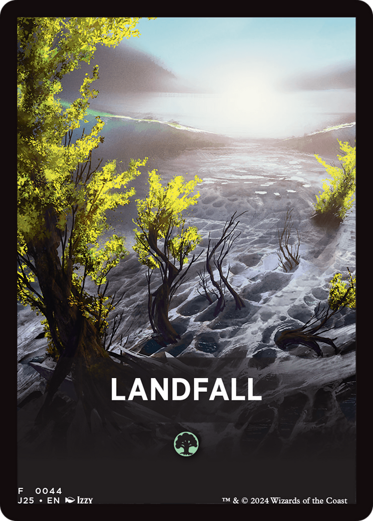 Landfall Theme Card [Foundations Jumpstart Front Cards] | Card Citadel