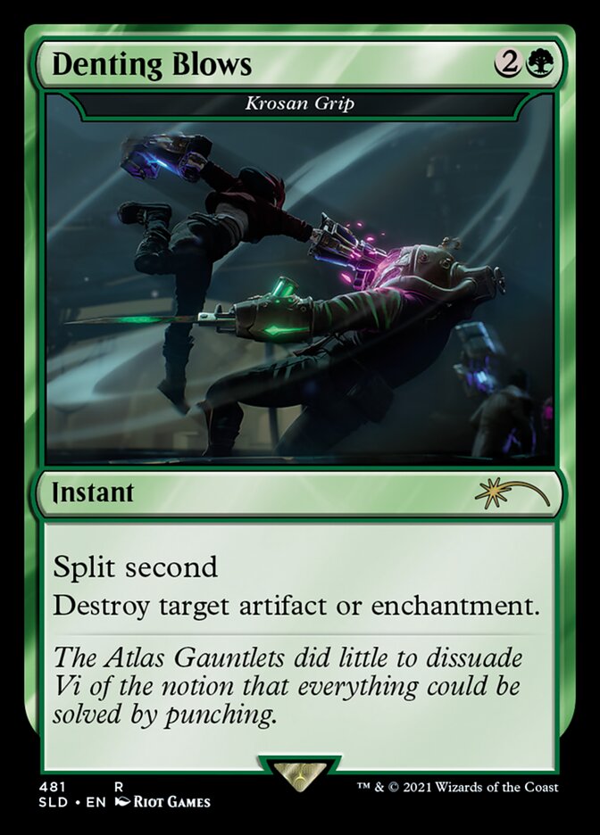 Krosan Grip - Denting Blows [Secret Lair Drop Series] | Card Citadel