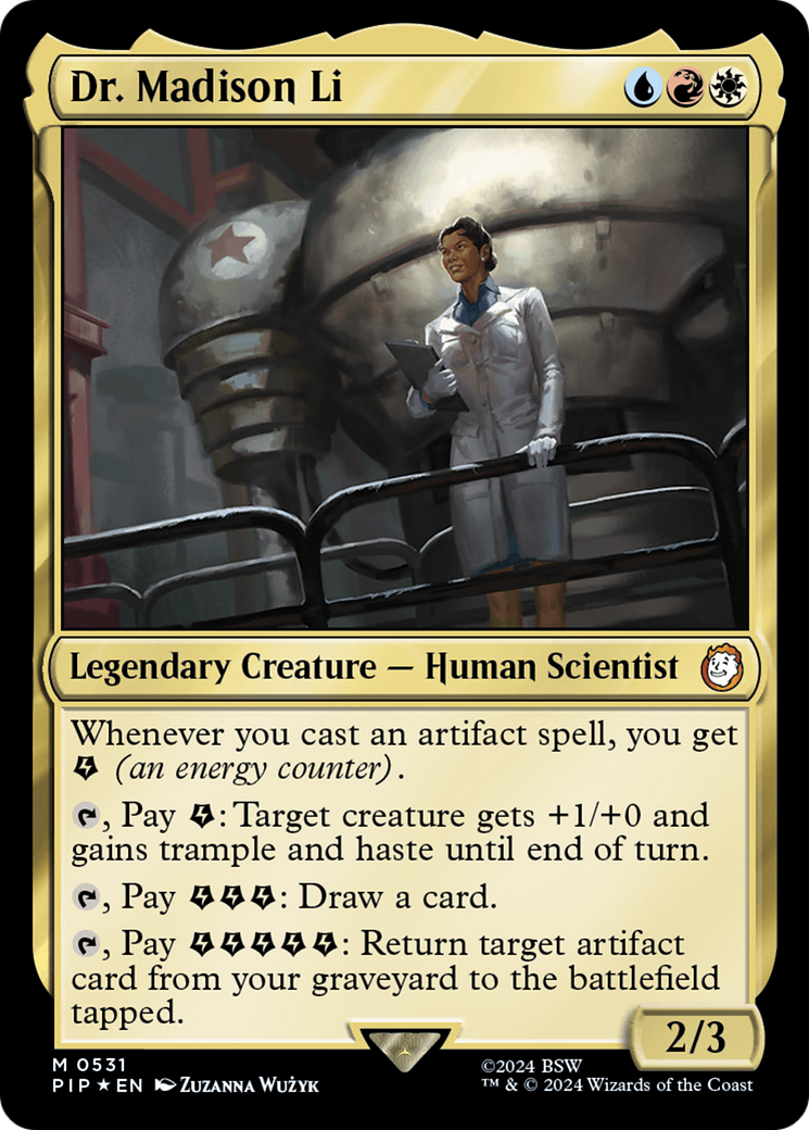 Dr. Madison Li (Surge Foil) [Fallout] | Card Citadel