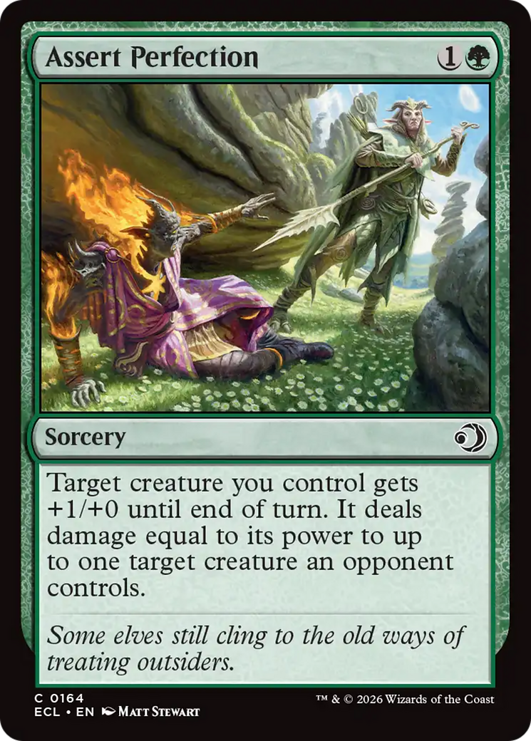 Assert Perfection [Lorwyn Eclipsed] | Card Citadel