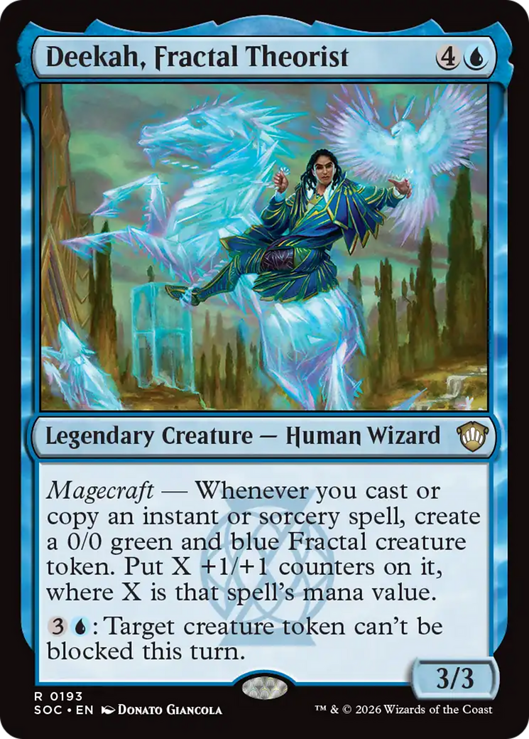 Deekah, Fractal Theorist [Secrets of Strixhaven Commander] | Card Citadel