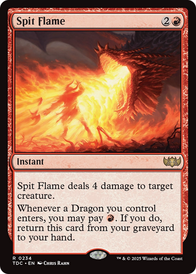 Spit Flame [Tarkir: Dragonstorm Commander] | Card Citadel