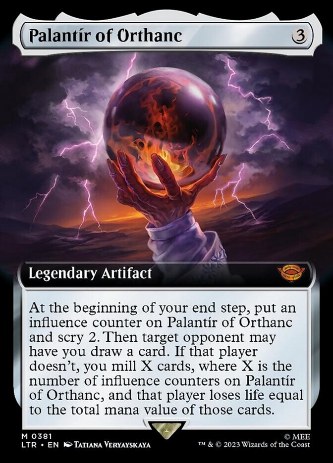 Palantir of Orthanc (Extended Art) [The Lord of the Rings: Tales of Middle-Earth] | Card Citadel