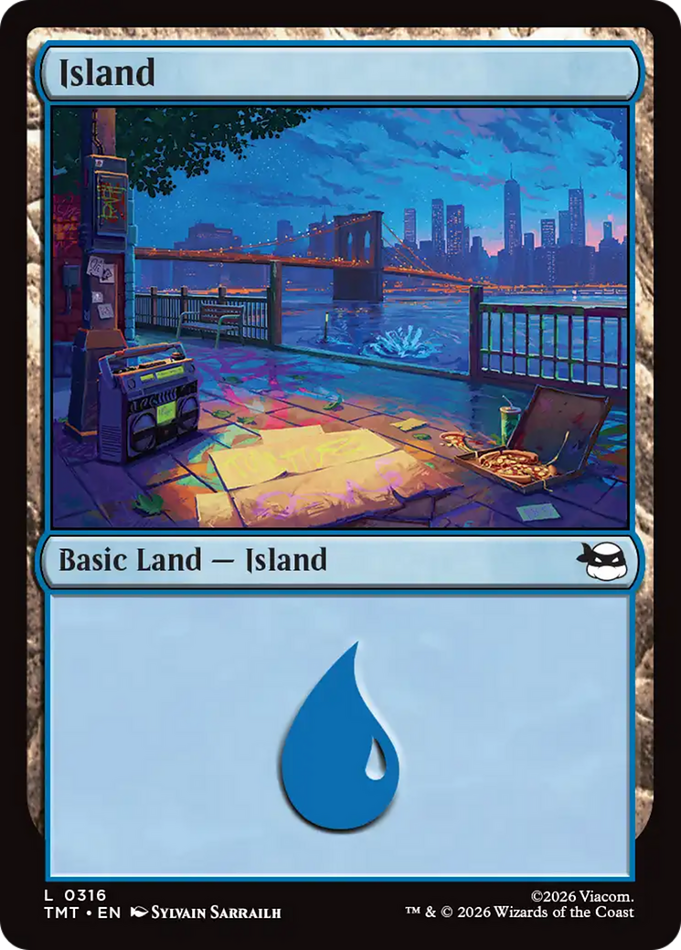 Island (0316) [Teenage Mutant Ninja Turtles] | Card Citadel