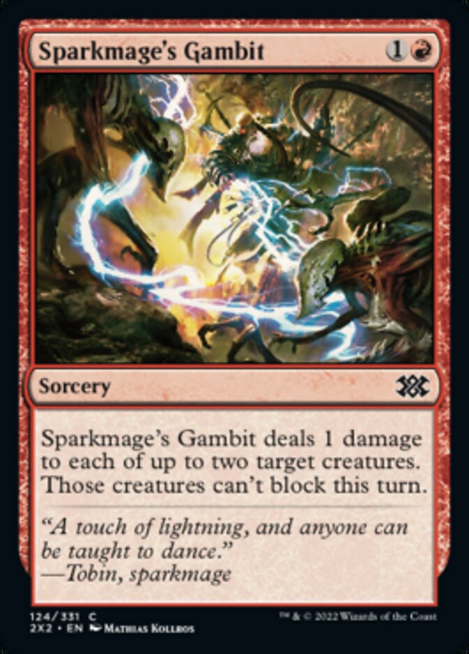 Sparkmage's Gambit [Double Masters 2022] | Card Citadel