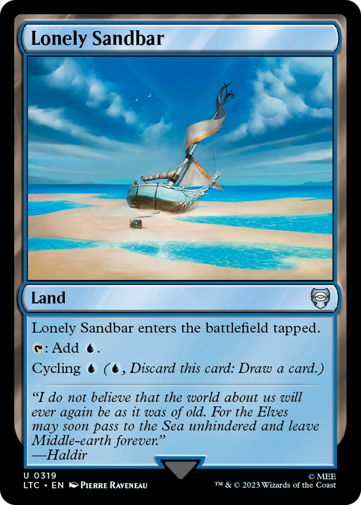 Lonely Sandbar [The Lord of the Rings: Tales of Middle-Earth Commander] | Card Citadel