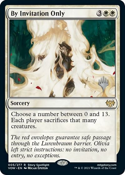 By Invitation Only (Promo Pack) [Innistrad: Crimson Vow Promos] | Card Citadel