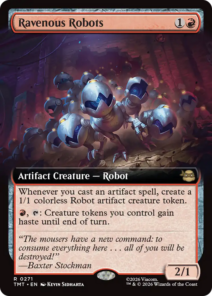 Ravenous Robots (Extended Art) [Teenage Mutant Ninja Turtles] | Card Citadel