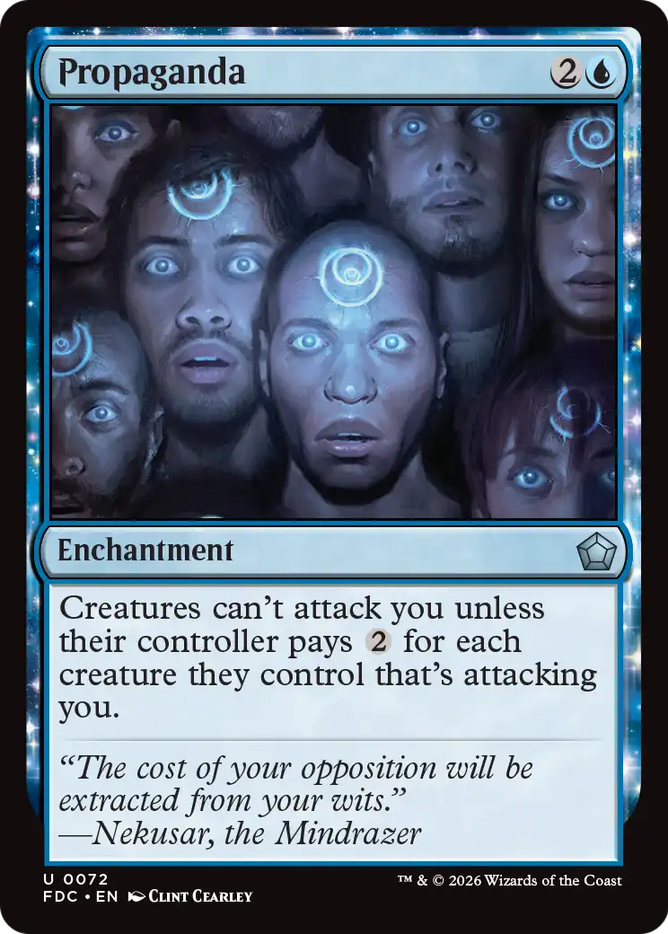 Propaganda [Foundations Commander] | Card Citadel