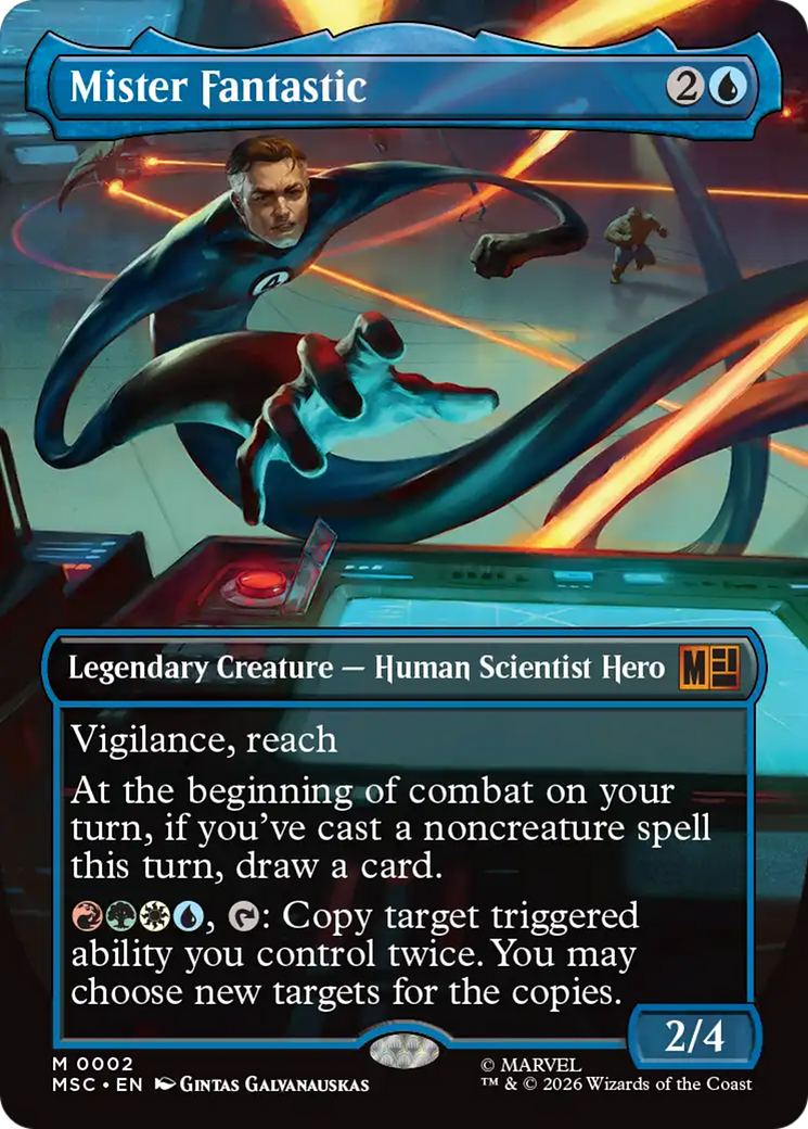Mister Fantastic (Borderless) [Marvel Super Heroes Commander] | Card Citadel