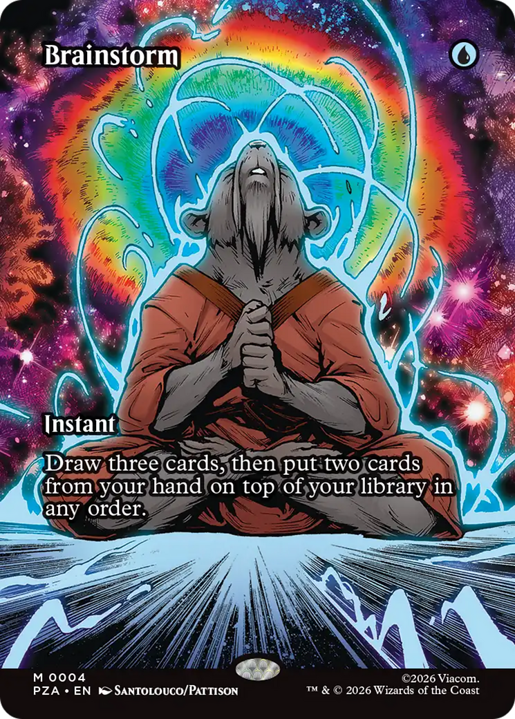 Brainstorm (Borderless) [Teenage Mutant Ninja Turtles Eternal-Legal] | Card Citadel
