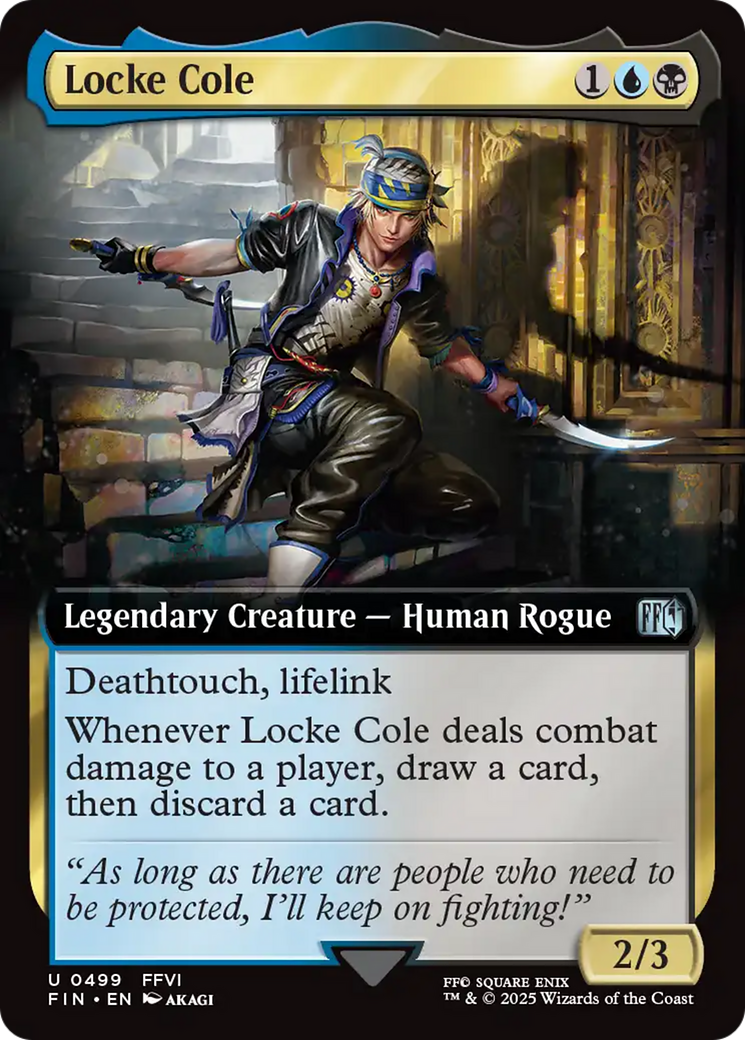 Locke Cole (Extended Art) [FINAL FANTASY] | Card Citadel