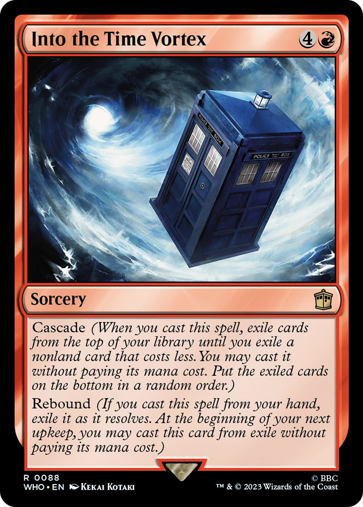 Into the Time Vortex [Doctor Who] | Card Citadel