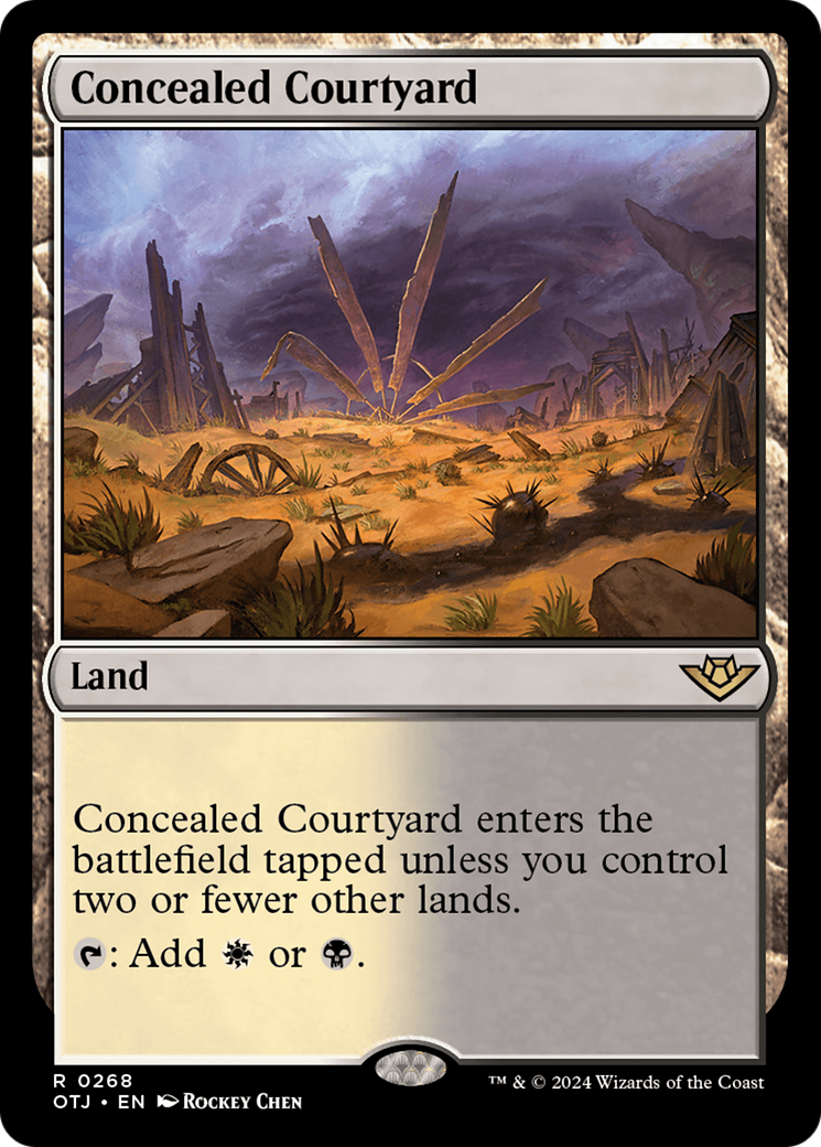 Concealed Courtyard [Outlaws of Thunder Junction] | Card Citadel