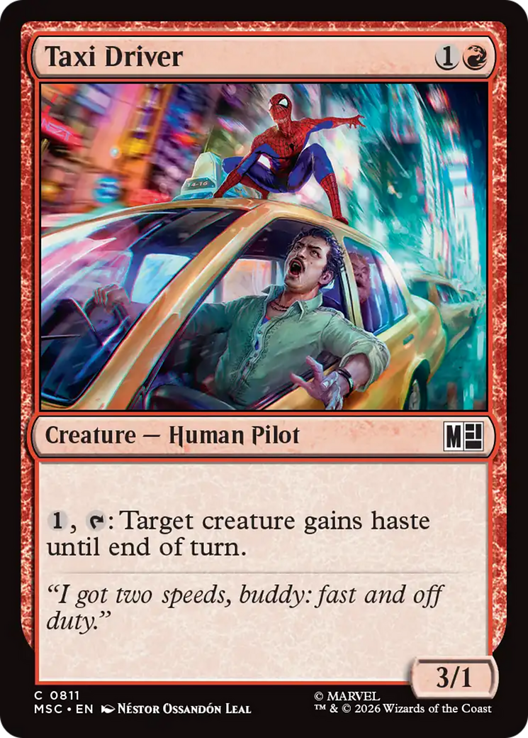 Taxi Driver [Marvel Super Heroes Commander] | Card Citadel
