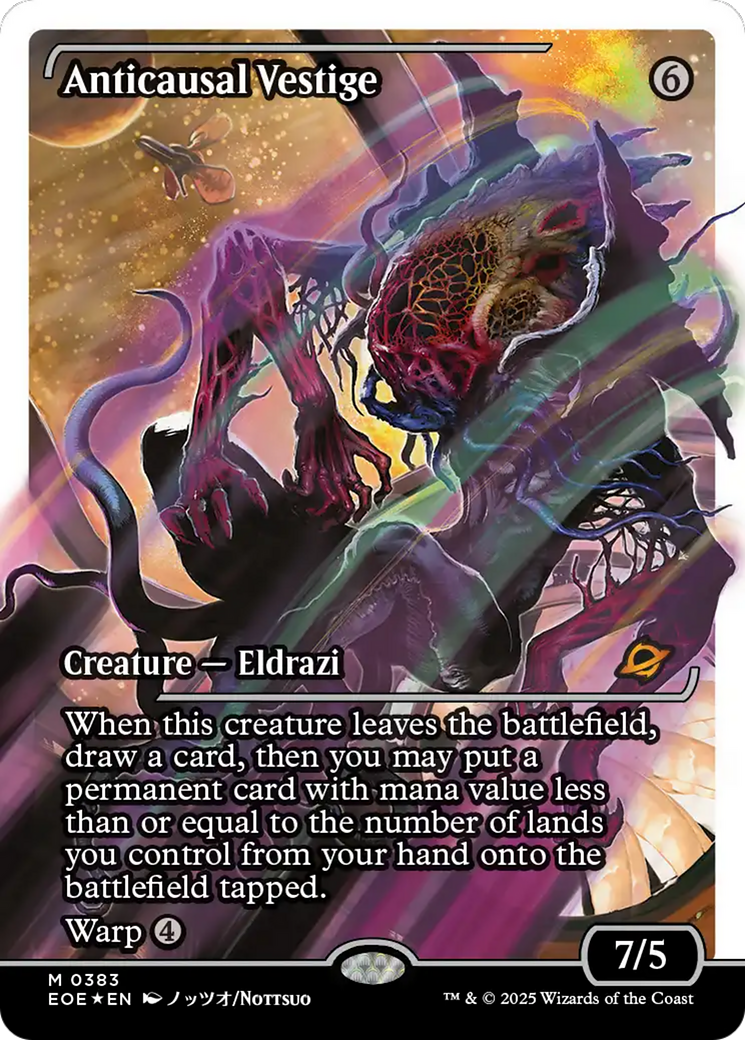 Anticausal Vestige (Showcase) (Fracture Foil) [Edge of Eternities] | Card Citadel