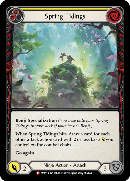 Spring Tidings [EVR039] (Everfest)  1st Edition Normal | Card Citadel
