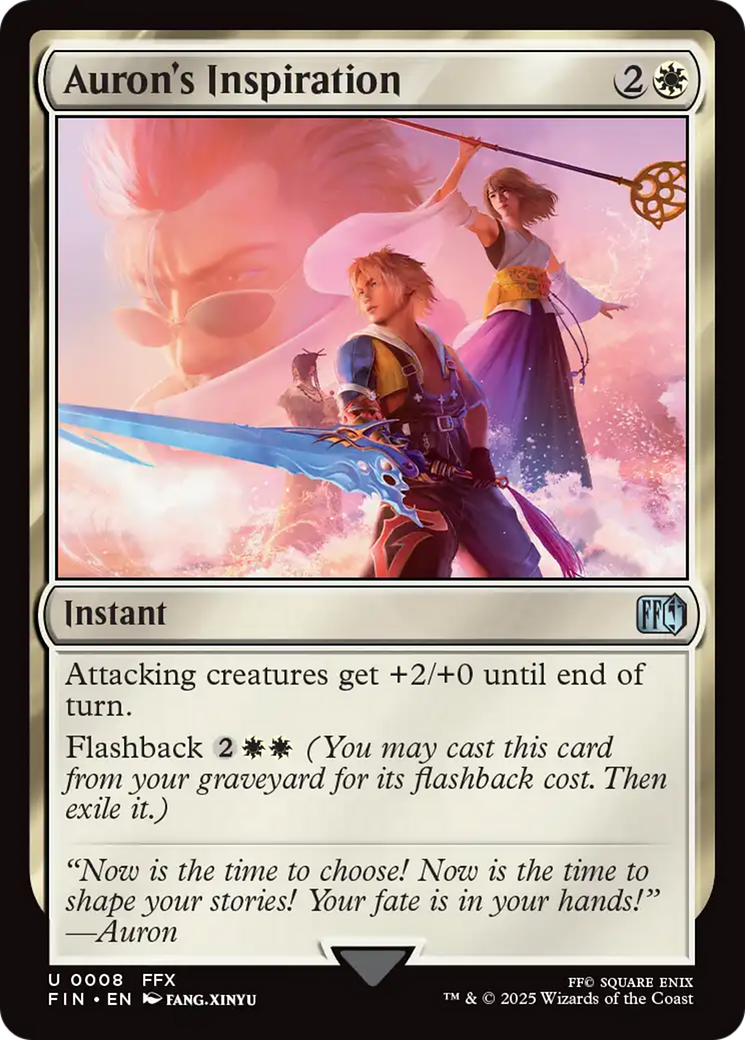 Auron's Inspiration [FINAL FANTASY] | Card Citadel
