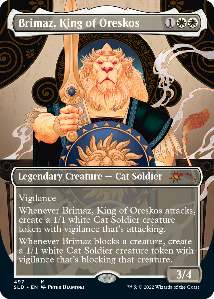 Brimaz, King of Oreskos (Borderless) [Secret Lair Drop Series] | Card Citadel