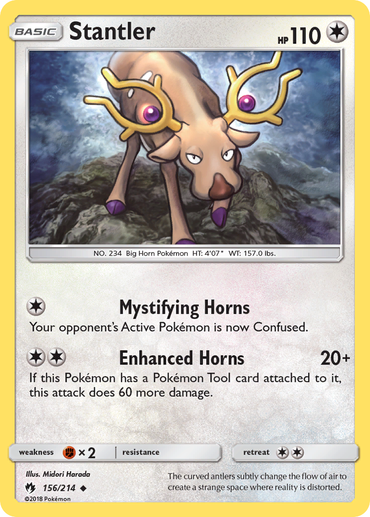 Stantler (156/214) [Sun & Moon: Lost Thunder] | Card Citadel