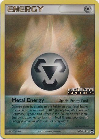 Metal Energy (107/113) (Stamped) [EX: Delta Species] | Card Citadel
