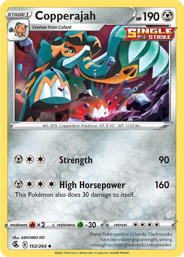 Copperajah (192/264) [Sword & Shield: Fusion Strike] | Card Citadel