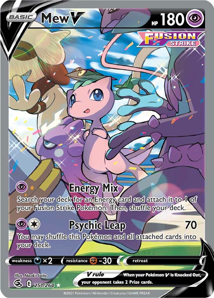 Mew V (251/264) [Sword & Shield: Fusion Strike] | Card Citadel