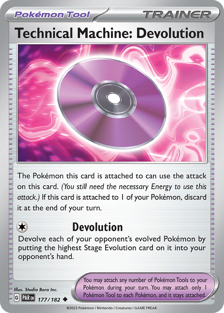 Technical Machine: Devolution (177/182) [Scarlet & Violet: Paradox Rift] | Card Citadel