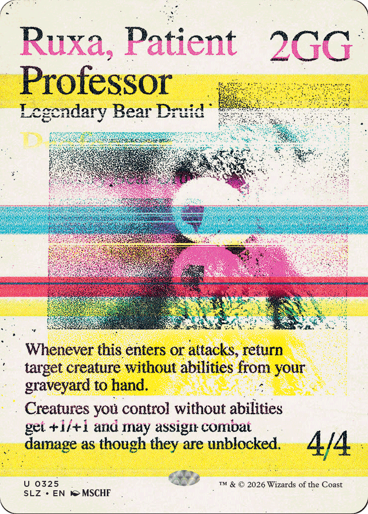Ruxa, Patient Professor (0325) [Secret Lair x MSCHF: The Zeta Set] | Card Citadel