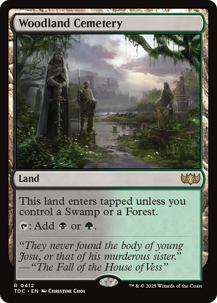 Woodland Cemetery [Tarkir: Dragonstorm Commander] | Card Citadel