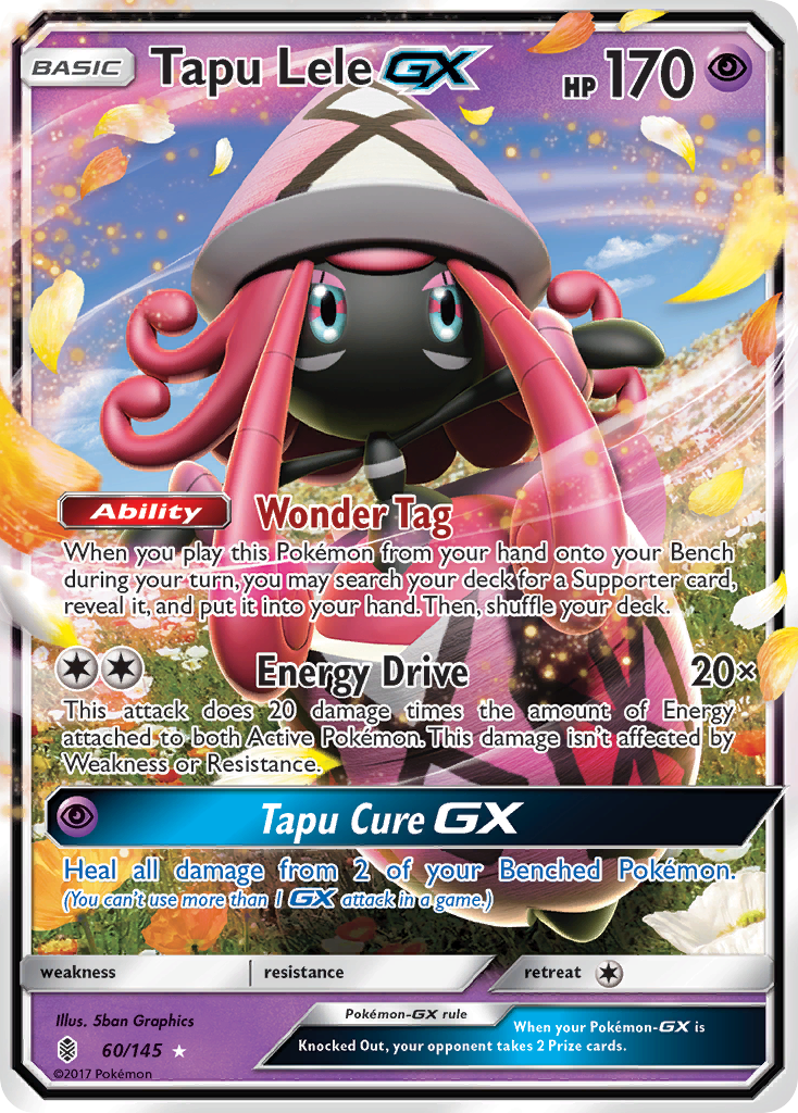 Tapu Lele GX (60/145) [Sun & Moon: Guardians Rising] | Card Citadel