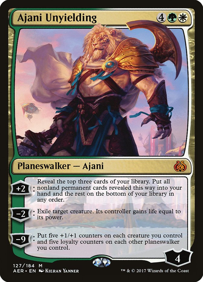 Ajani Unyielding [Aether Revolt] | Card Citadel