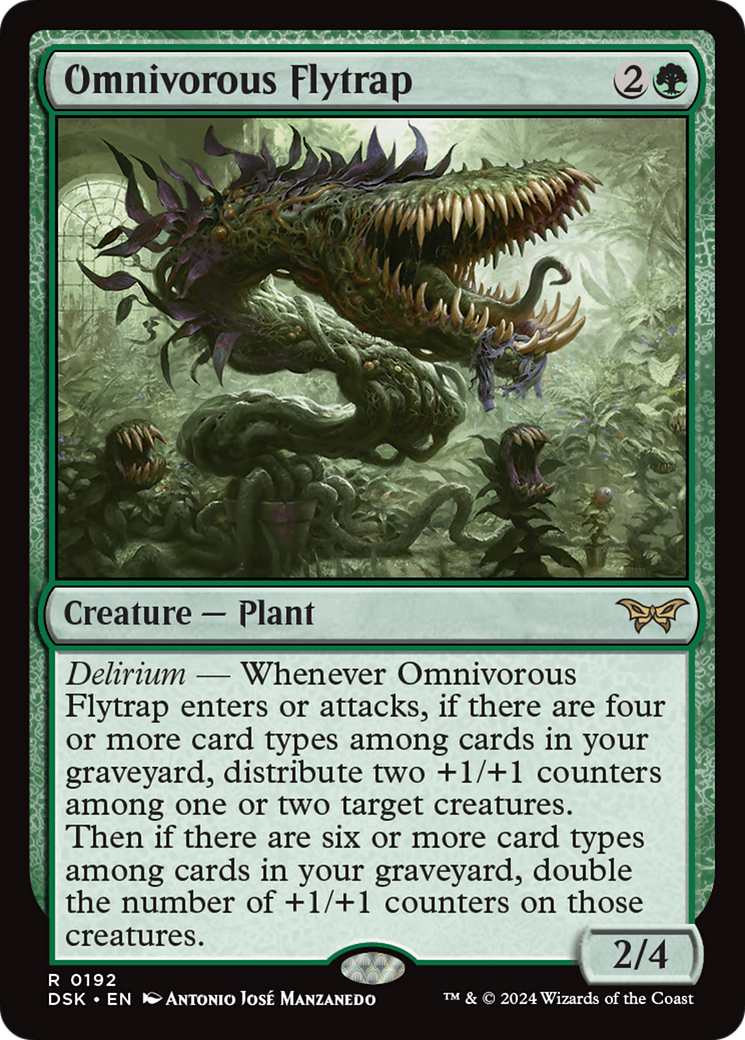 Omnivorous Flytrap [Duskmourn: House of Horror] | Card Citadel