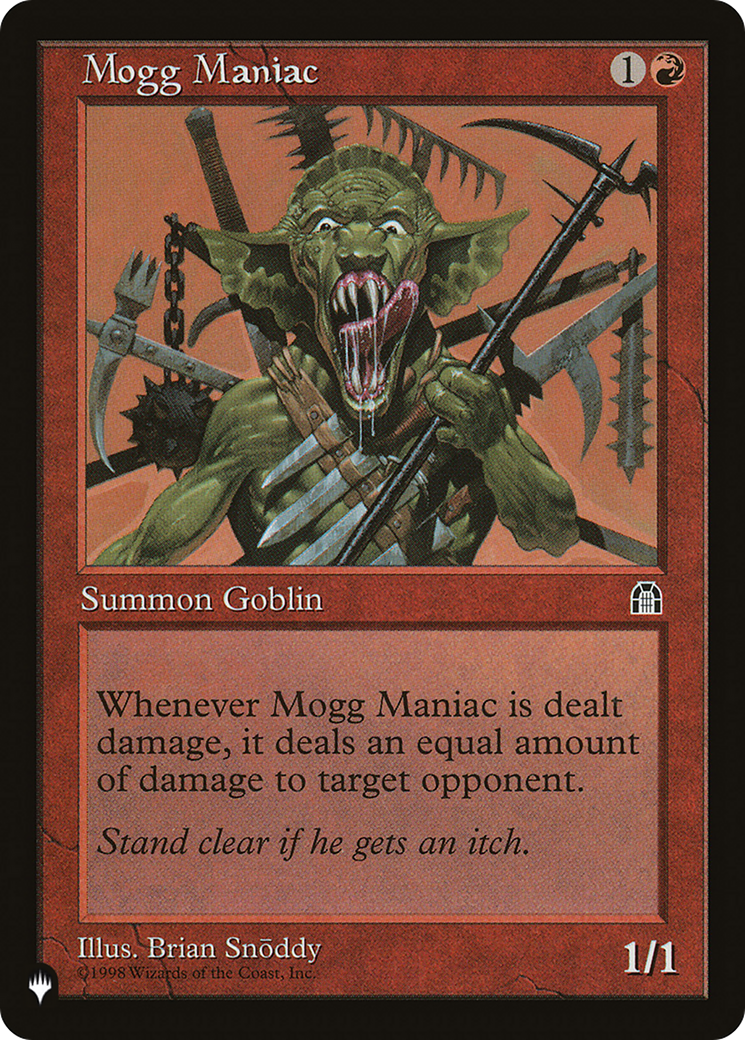 Mogg Maniac [The List Reprints] | Card Citadel