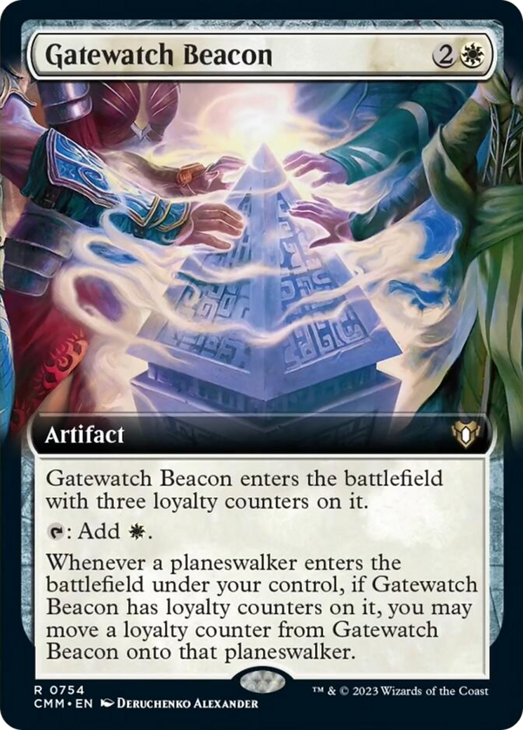 Gatewatch Beacon (Extended Art) [Commander Masters] | Card Citadel