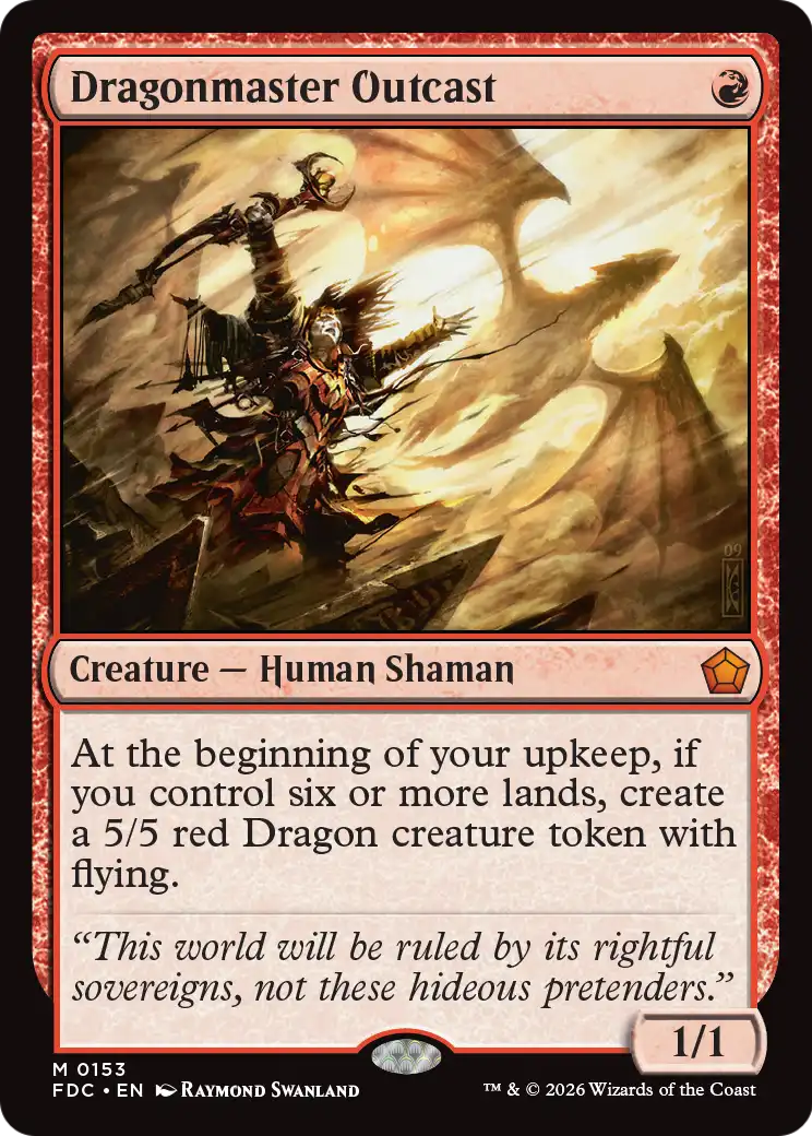 Dragonmaster Outcast [Foundations Commander] | Card Citadel