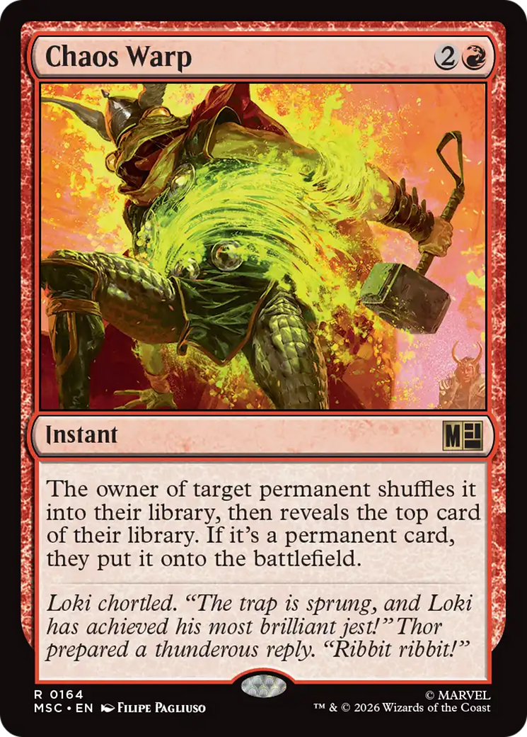 Chaos Warp [Marvel Super Heroes Commander] | Card Citadel