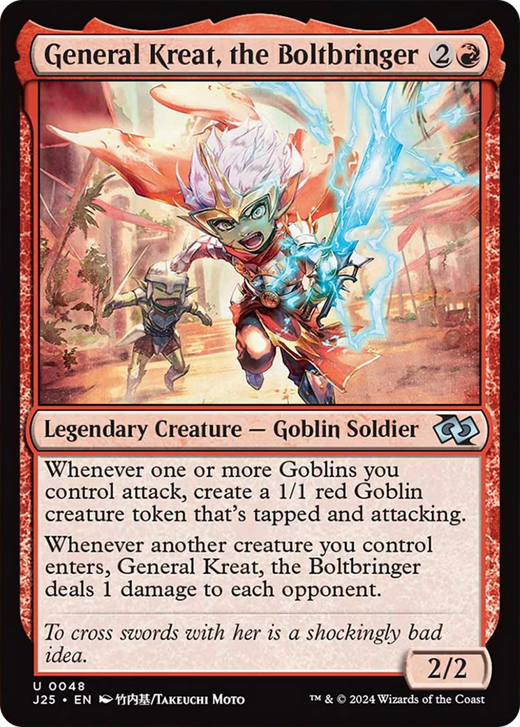 General Kreat, the boltbringer [Foundations Jumpstart] | Card Citadel