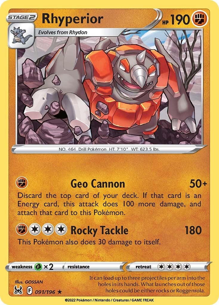 Rhyperior (091/196) [Sword & Shield: Lost Origin] | Card Citadel