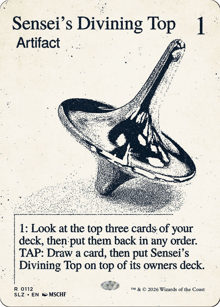 Sensei's Divining Top (0112) [Secret Lair x MSCHF: The Zeta Set] | Card Citadel