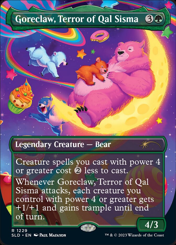 Goreclaw, Terror of Qal Sisma (Borderless) [Secret Lair Drop Series] | Card Citadel