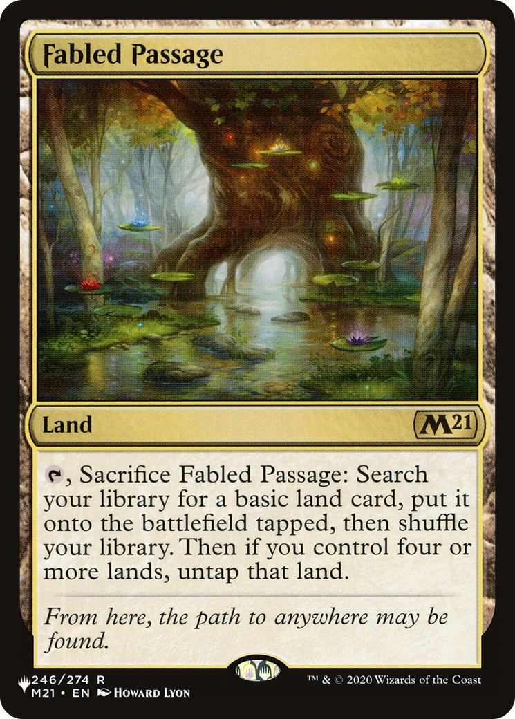 Fabled Passage (M21) [The List] | Card Citadel