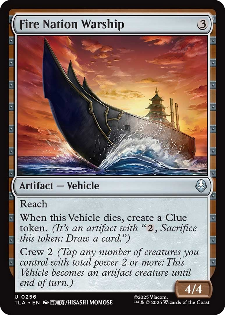 Fire Nation Warship [Avatar: The Last Airbender] | Card Citadel