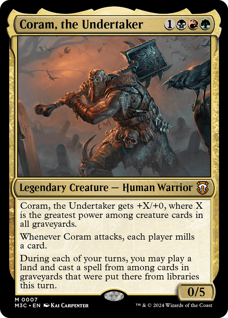 Coram, the Undertaker [Modern Horizons 3 Commander] | Card Citadel