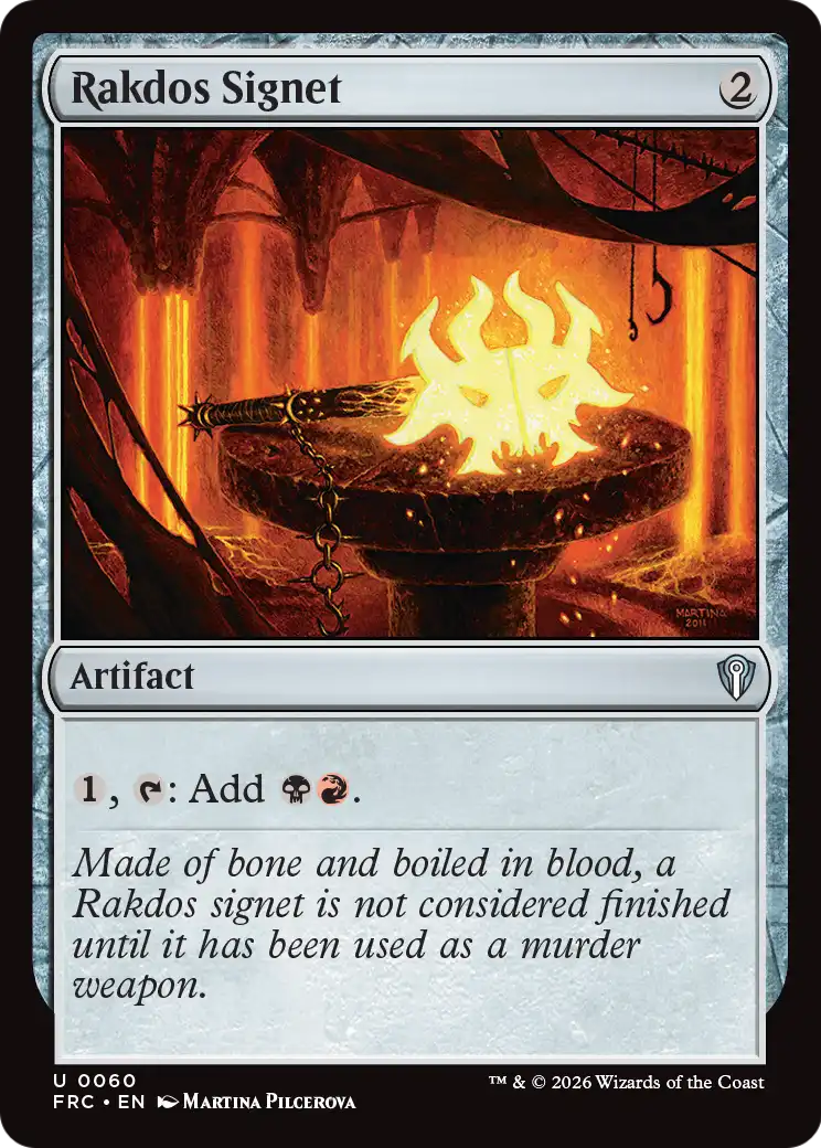 Rakdos Signet [Reality Fracture Commander] | Card Citadel