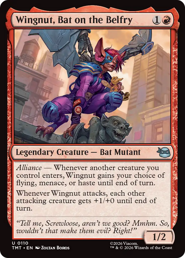 Wingnut, Bat on the Belfry [Teenage Mutant Ninja Turtles] | Card Citadel