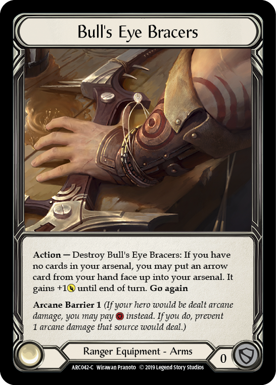 Bull's Eye Bracers [ARC042-C] (Arcane Rising)  1st Edition Normal | Card Citadel