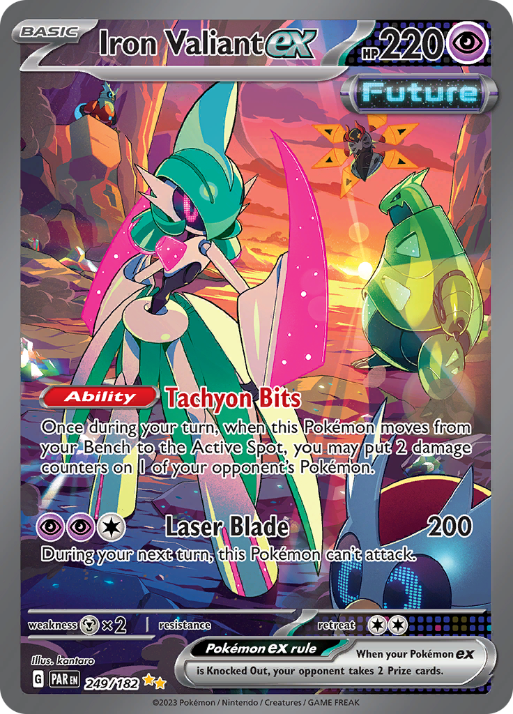 Iron Valiant ex (249/182) [Scarlet & Violet: Paradox Rift] | Card Citadel