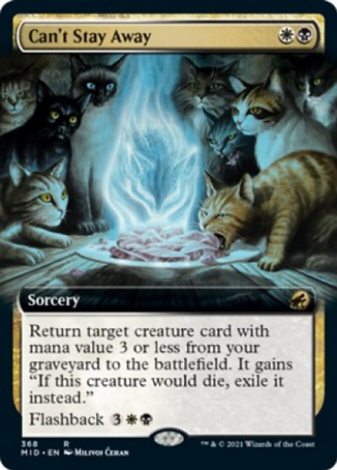 Can't Stay Away (Extended Art) [Innistrad: Midnight Hunt] | Card Citadel