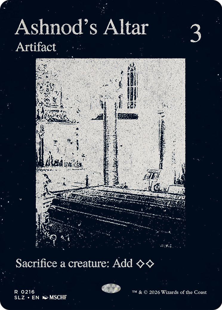 Ashnod's Altar (0216) [Secret Lair x MSCHF: The Zeta Set] | Card Citadel